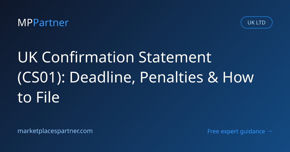 UK Confirmation Statement (CS01): Deadline, Penalties & How to File ...